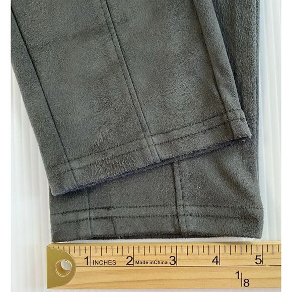 Seven7 Women's Large Pull On, Ankle Leggings, Charcoal Gray, Stretch, Soft Fill - Picture 10 of 13